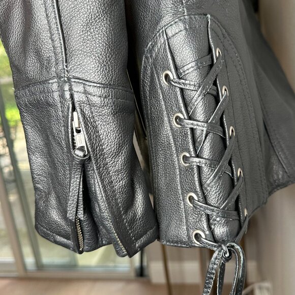 Vintage Motorcycle Leather Jacket - Picture 8 of 14